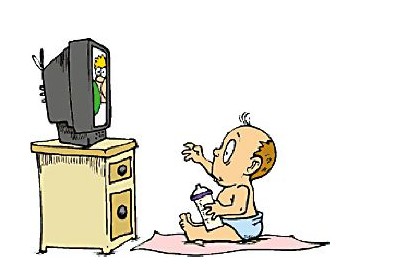 经常看电视，不利于宝宝成长发育